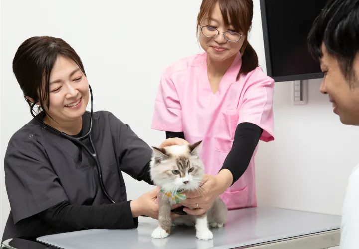 飼主様と共につくりあげる医療